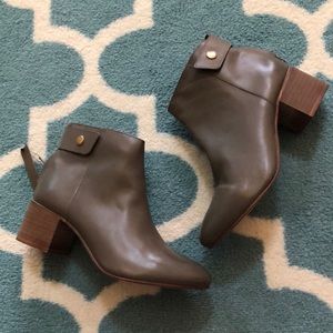 Topshop leather ankle booties